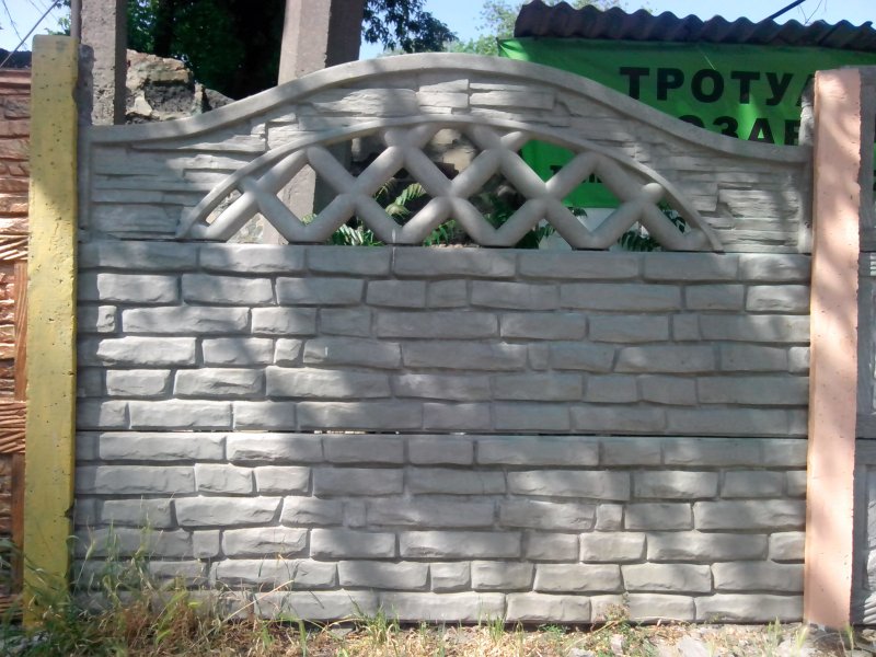 Плита заборная наборная 3000х1000