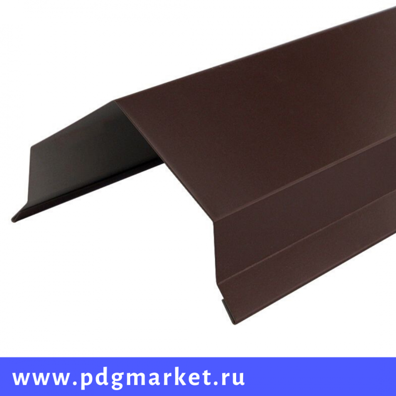Планка отлива цоколя 50х20х2000 (ПЭ-01-8017-0.45)