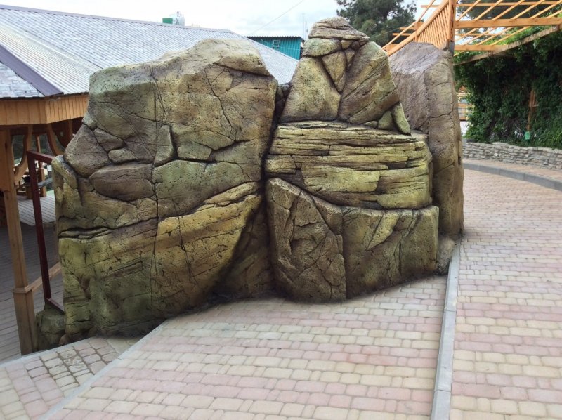 Камни из архитектурного бетона