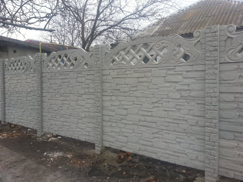 Еврозабор с фундаментом