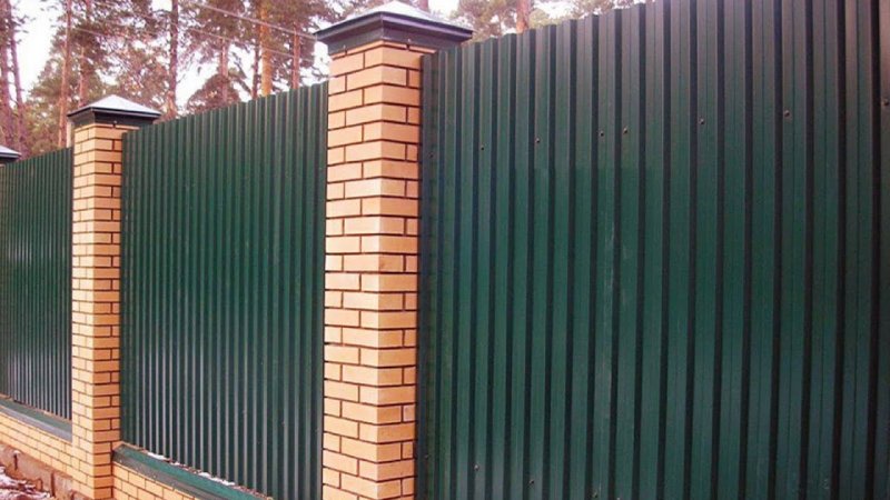 Узоры для столба кровельных заборов
