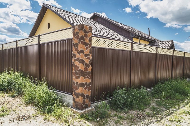 Рал 8017 забор