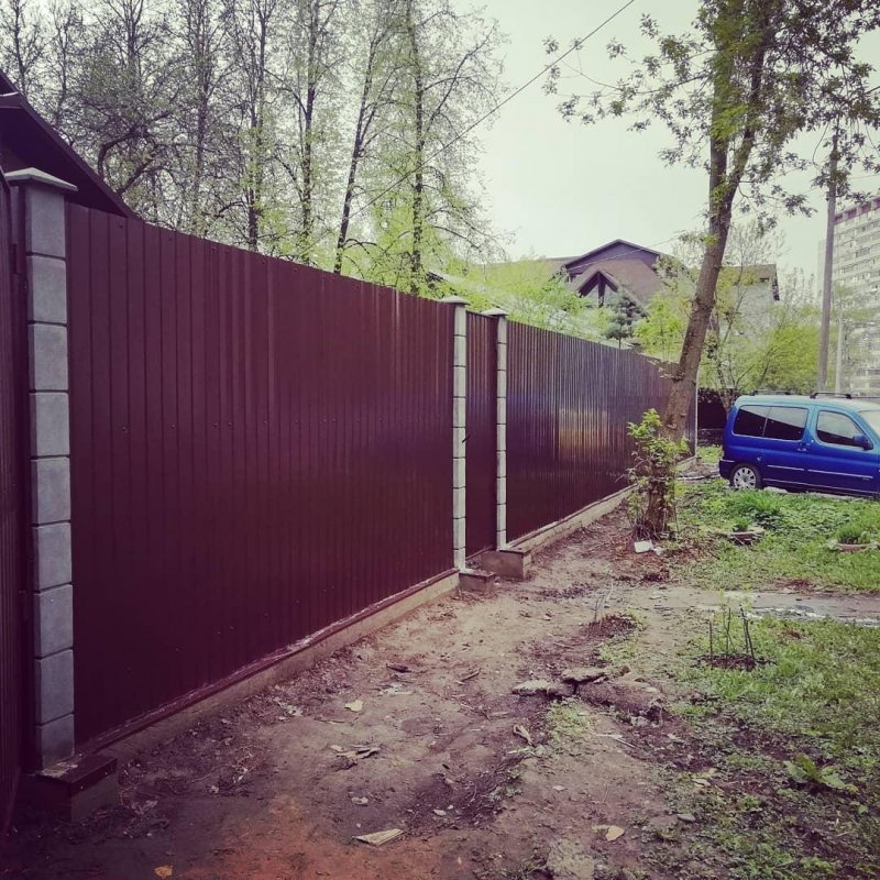 Заборы из профнастила Заборград