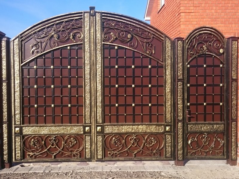 Кованые ворота Сикард