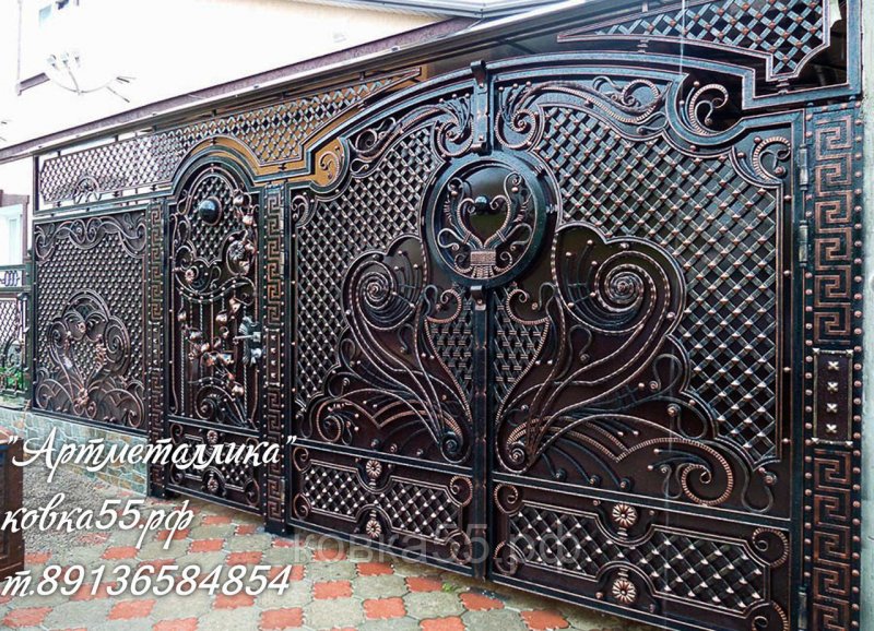 Кованые ворота эксклюзив Королевские