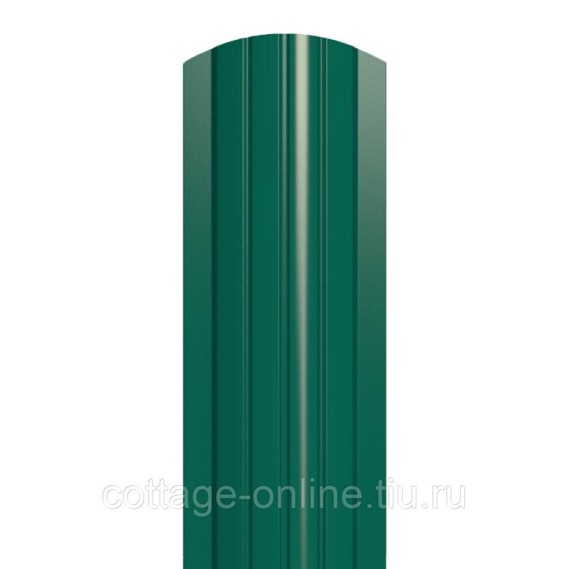 RAL 6005 зеленый мох штакетник