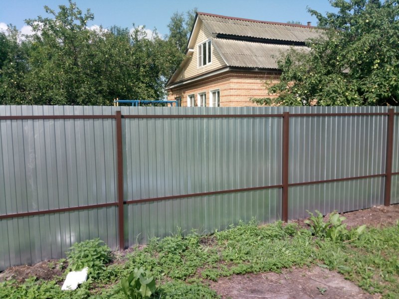 Забор из профлиста с20