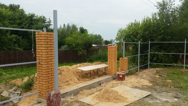 Фундамент для кирпичного столба