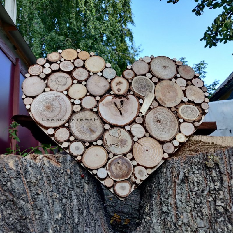 Из спилов дерева