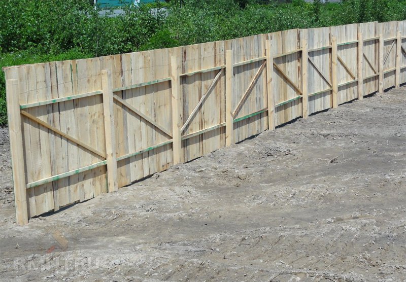 Временный забор для стройки