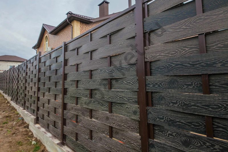 Фасадные панели для забора