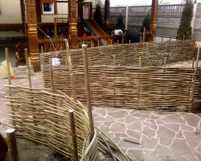 Забор частокол Русь