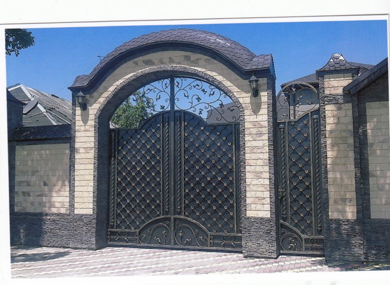 Кованые калитки в Чечне