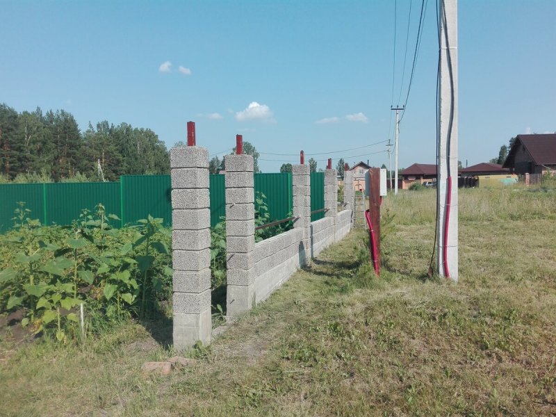 Забор из пенобетона (44 фото)