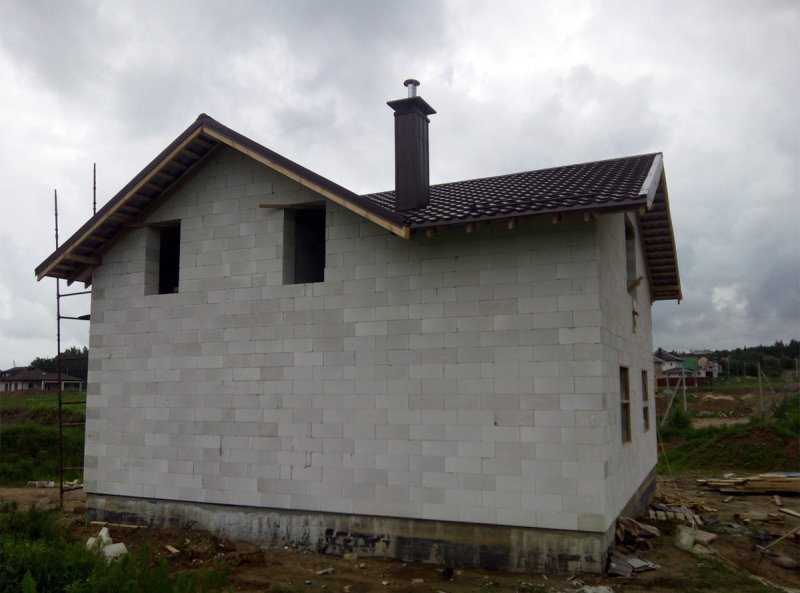 Забор из газосиликата