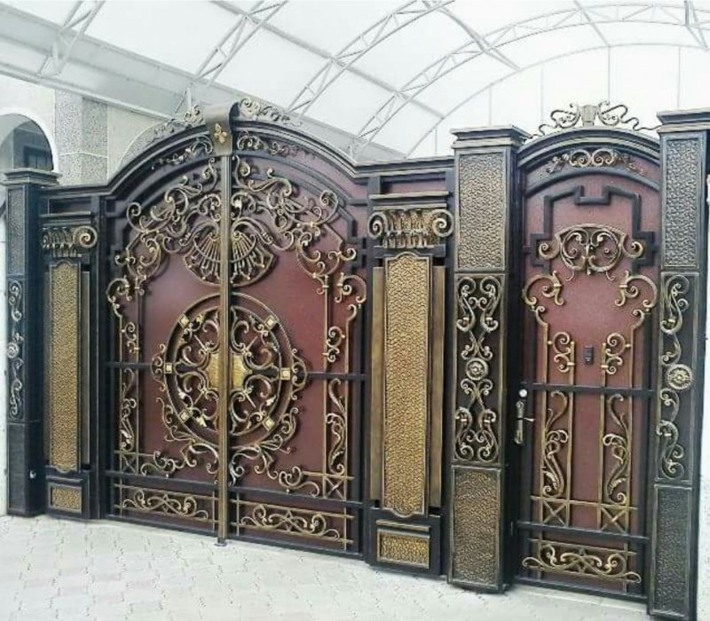 Кованые ворота Тамерлан