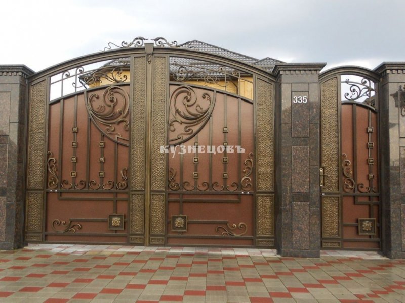 Кованые ворота Сикард