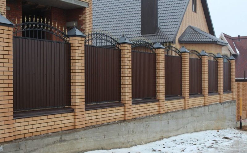 Комбинированные заборы