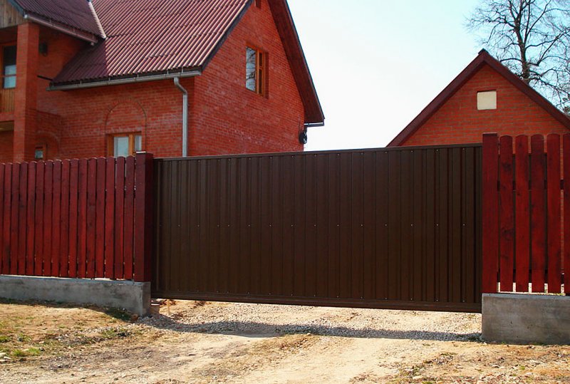 Ворота на участок