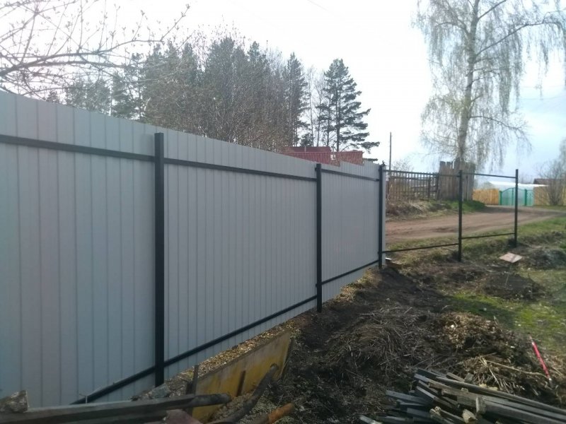 Заборы из профнастила Заборград