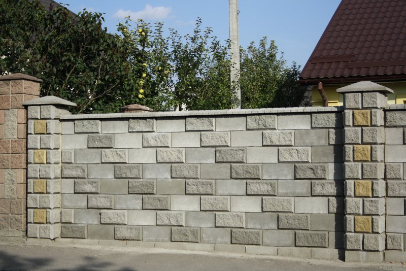 Кирпичные заборные блоки Арбет