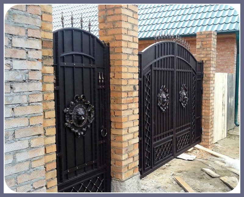 Декоративные ворота и калитки