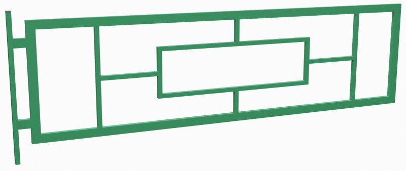Газонное ограждение 2000х500мм
