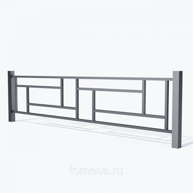 Ограждение газонное металлическое Купчинская 4 к.4
