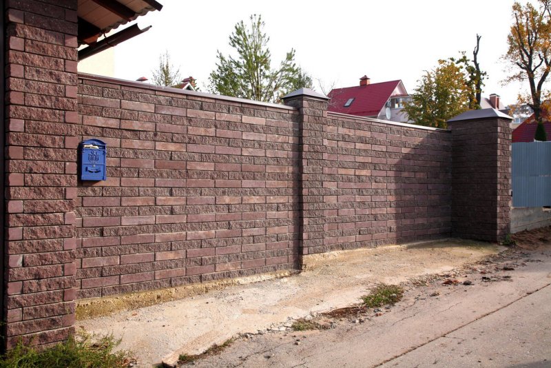 Красивый забор из бессера