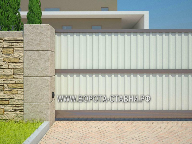 Откатные ворота ALUTECH ads400