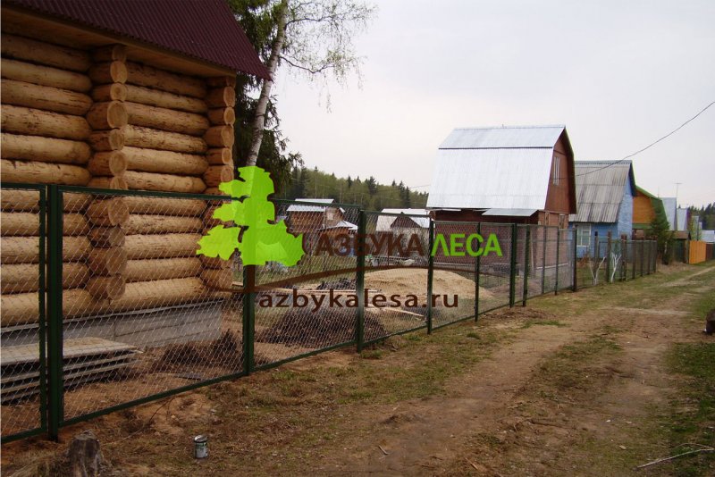Забор эконом класса для дачи
