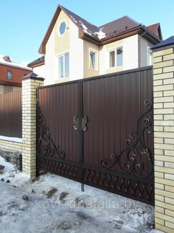 Забор с воротами