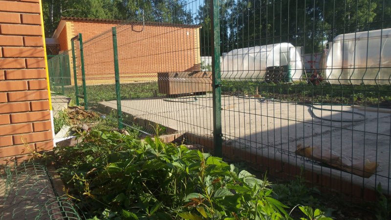 Ограждение 3д забором дачного участка
