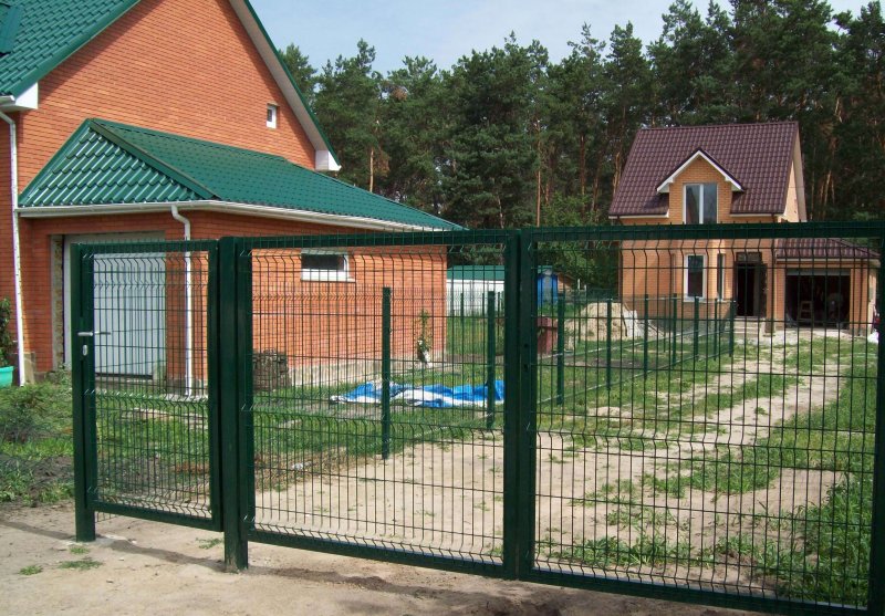 Ворота из 3д сетки