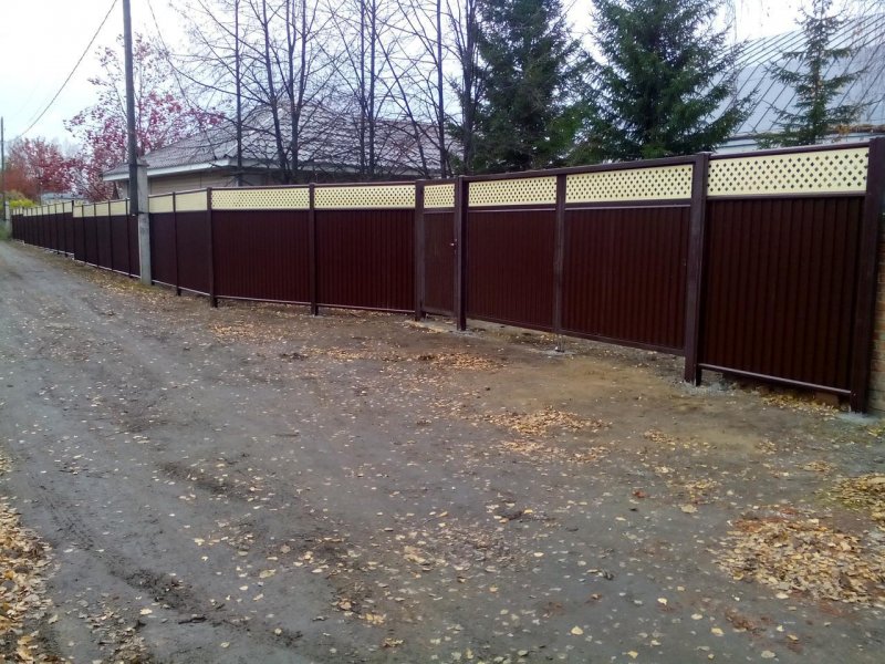 Забор с фотопечатью