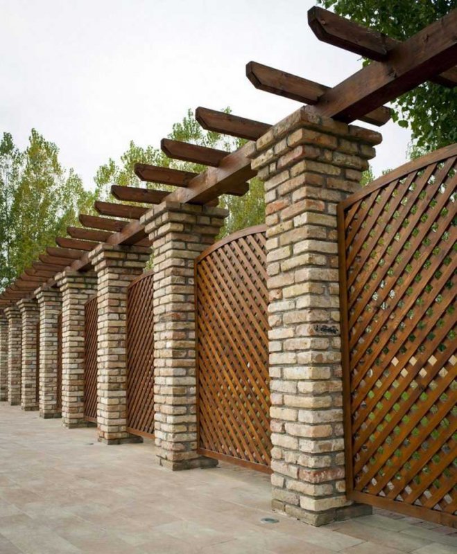Красивый забор
