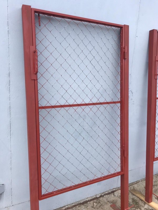 Калитка из сетки рабицы