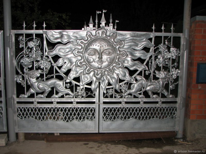 Кованые перила Виноградная лоза