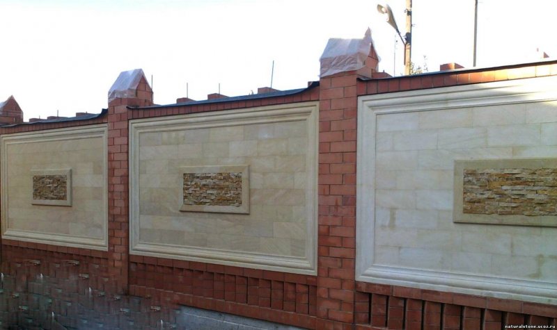 Забор из дагестанского камня