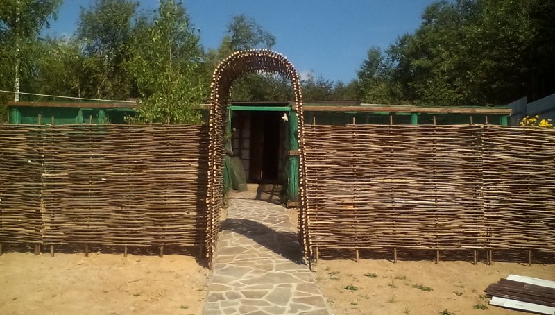 Заборчик из плетня