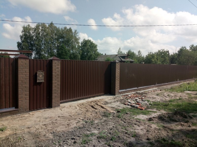 Евроштакетник 7024 калитки
