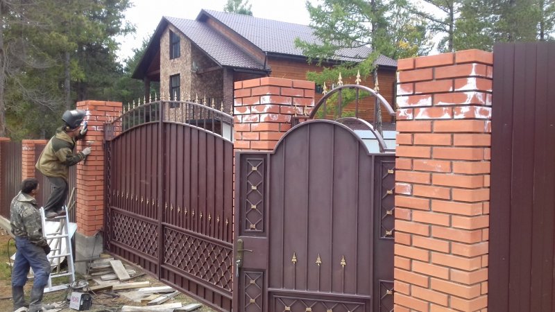 Ворота для усадьбы Улан Удэ