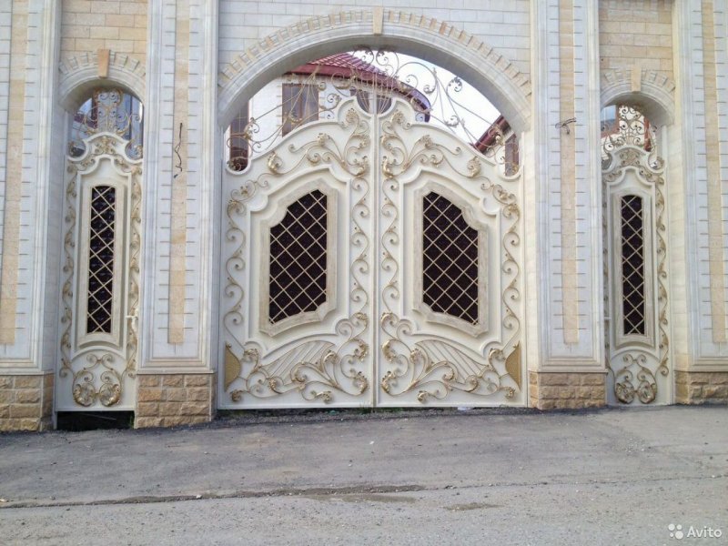 Кованые ворота Дагестанский Чечня