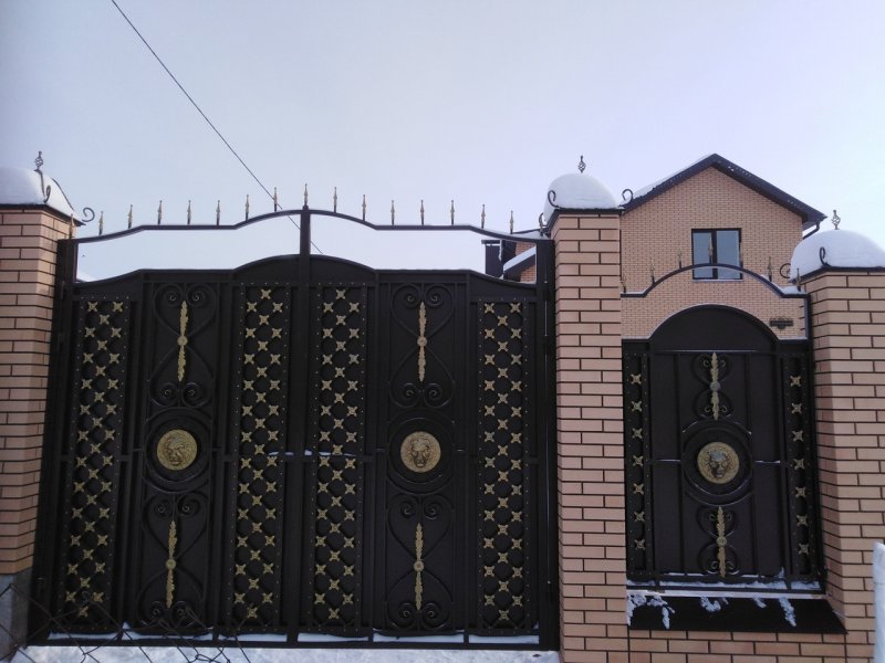 Кованые ворота Викри Дагестан
