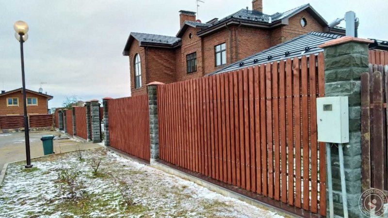 Ворота из профильной трубы 60х40