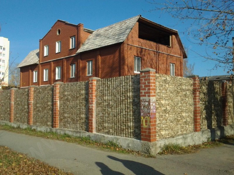 Профнастил под камень кровля