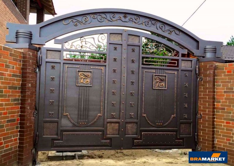 Ворота с аркой