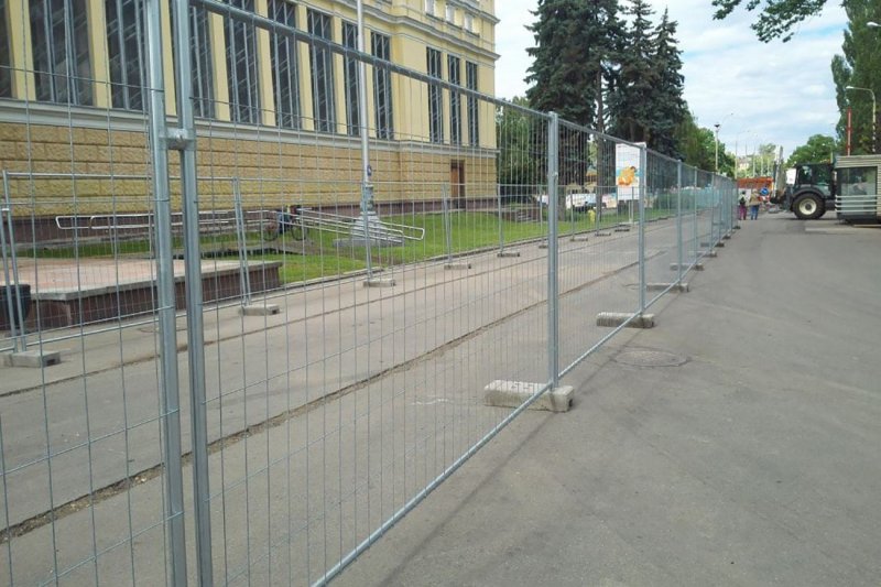 Временные ограждения евро 2