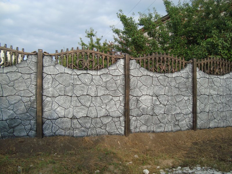 Бетонный забор Юзуфово
