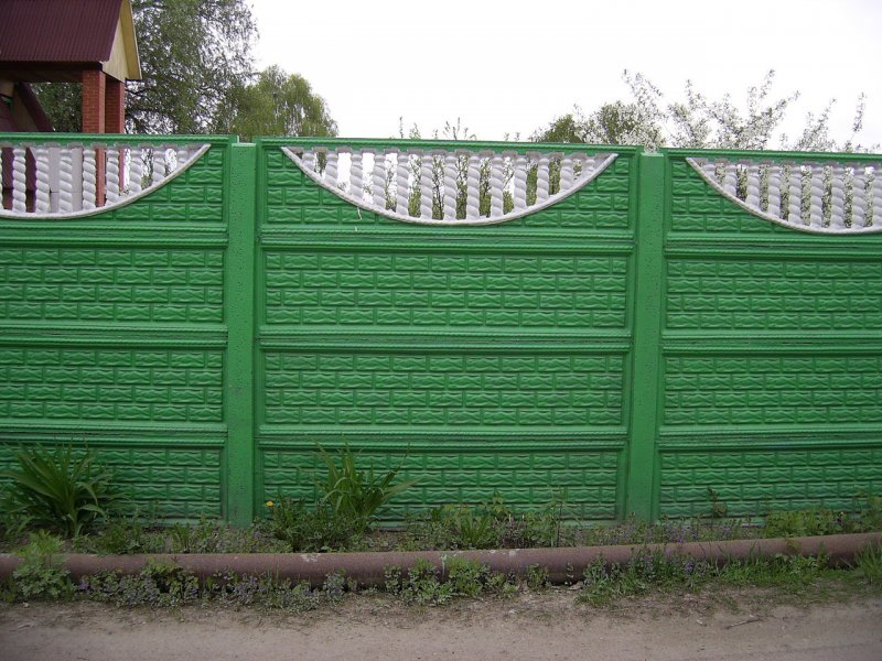 Еврозабор варианты покраски